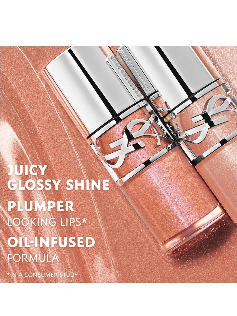 YSL Loveshine Plumping Lip Oil Gloss in 02 Lucky Moonstone